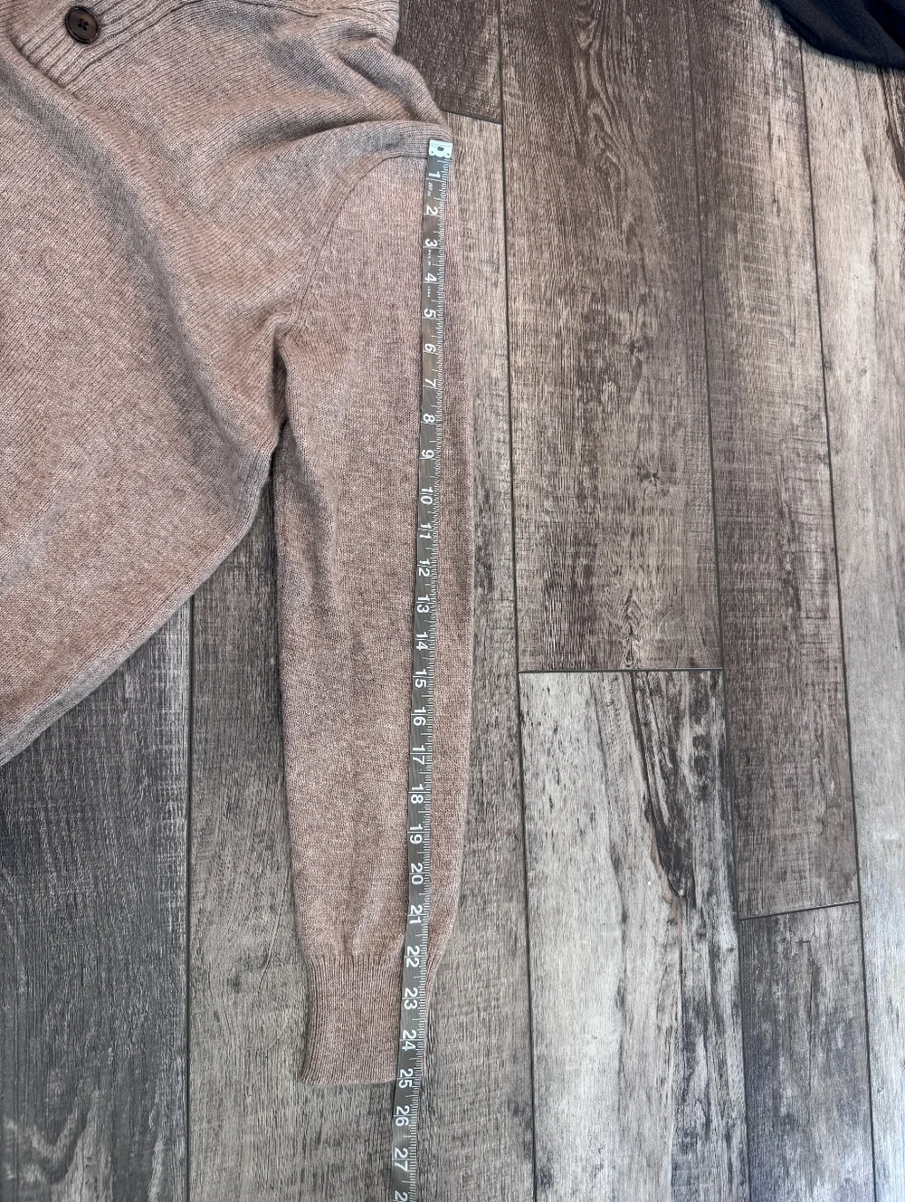 J. Crew Men's Turtleneck Button In Taupe Size Medium